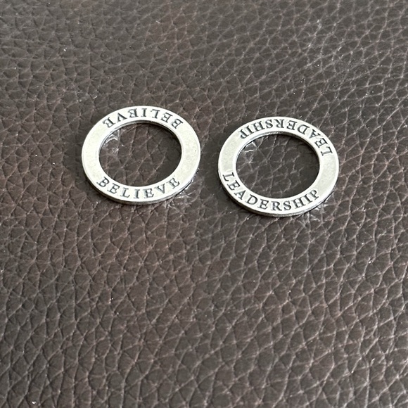 Sterling Silver Chain With Pendants - Picture 2 of 7